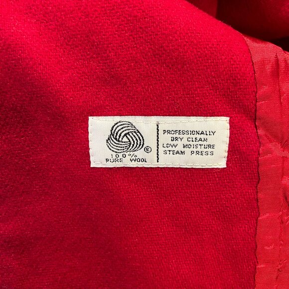 Red Vintage Double Breasted Blazer - Picture 7 of 8